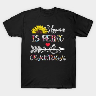 Happiness is being a grandma mothers day gift T-Shirt